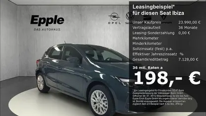 Weiß Neu 2026 Seat Ibiza Limousine | 23.990 € (Guter Preis)