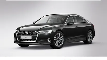 Schwarz (schwarz (mythosschwarz metallic)) Gebraucht 2024 Audi A6 Advanced Plus Limousine | 58.940 €