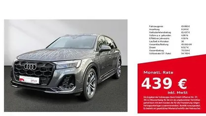 Daytonagrau perleffekt Gebraucht 2025 Audi Q7 S-Line SUV | 69.880 € (Superpreis)