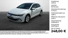 Weiß Gebraucht 2020 VW Golf VII Life Limousine | 19.450 € (Fairer Preis)