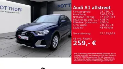 Gebraucht Audi A1 S-Line 116 PS (85 kW) 2025 Navarrablau metallic SUV