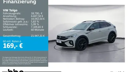 Gebraucht VW Taigo R-line 110 PS (80 kW) 2022 Grau SUV