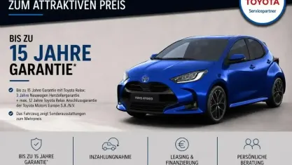 Neu Toyota Yaris 116 PS (85 kW) 2026 Blau Kleinwagen