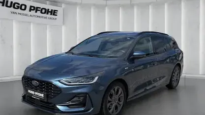 Gebraucht Ford Focus ST-Line 125 PS (91 kW) 2022 Blau Kombi