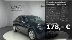 Schwarz Gebraucht 2023 Opel Corsa Elegance Limousine | 17.890 € (Fairer Preis)