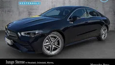 Lack kosmosschwarz Gebraucht 2025 Mercedes CLA200 AMG line Coupé | 41.950 € (Fairer Preis)