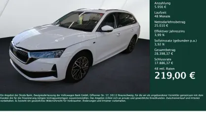 Gebraucht Skoda Octavia Tour 150 PS (110 kW) 2025 Moonweiss metallic Kombi