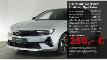 Gebraucht Opel Astra 131 PS (96 kW) 2025 Kristall silber Kleinwagen