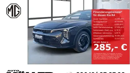 Neu Kia K4 Spirit 150 PS (110 kW) 2026 Grau Kombi