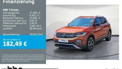 Gebraucht VW T-Cross Life 116 PS (85 kW) 2019 Orange SUV