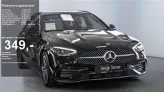 Schwarz unilack schwarz Gebraucht 2024 Mercedes C220 AMG Kombi | 41.780 € (Guter Preis)