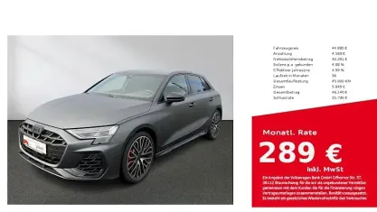 Brugt Audi S3 Sport 333 HK (244 kW) 2024 Grå Sedan
