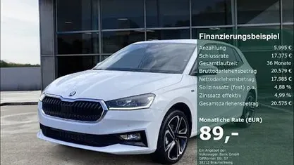 Weiss Gebraucht 2025 Skoda Fabia Tour Kleinwagen | 23.980 € (Fairer Preis)