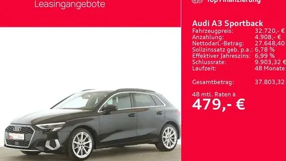 Gebraucht Audi A3 Advanced Plus 150 PS (110 kW) 2023 Limousine
