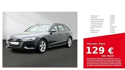 Gebraucht Audi A4 Advanced Plus 150 PS (110 kW) 2024 Manhattangrau metallic Kombi