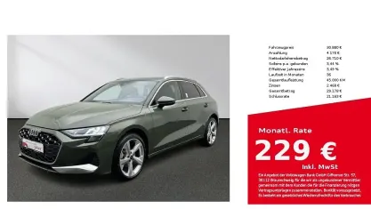 Usata Audi A3 Advanced Plus 116 CV (85 kW) 2025 Verde Berlina