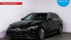 Schwarz Gebraucht 2023 Mercedes C180 AMG line Limousine | 39.220 € (Fairer Preis)