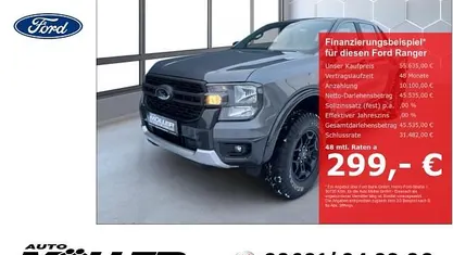 Nuova Ford Ranger Tremor 205 CV (150 kW) 2026 Grigio Pick-up