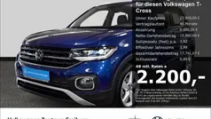 Blau Gebraucht 2023 VW T-Cross Style SUV | 23.900 € (Fairer Preis)