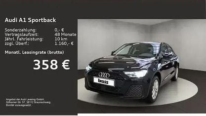 Ny Audi A1 Sportback Ambiente 116 HK (85 kW) 2025 Sort Hatchback