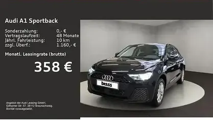 Neu Audi A1 Sportback Ambiente 116 PS (85 kW) 2025 Mythosschwarz metallic Kleinwagen