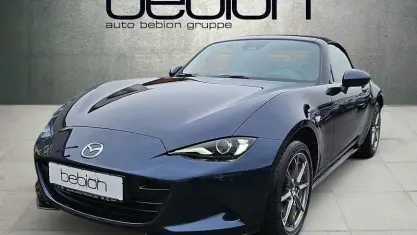 Neu Mazda MX5 Exclusive-Line 132 PS (97 kW) 2025 Blau Cabrio