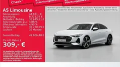 Gletscherweiß metallic Gebraucht 2025 Audi A5 Sport Coupé | 44.871 € (Guter Preis)