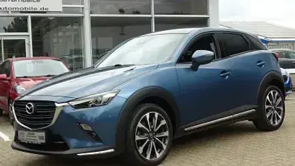 Gebraucht Mazda CX-3 Sports-Line 121 PS (88 kW) 2019 Blau SUV