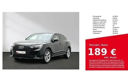 Usata Audi Q3 Sportback S-Line 150 CV (110 kW) 2025 Nero SUV