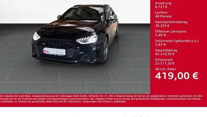 Mythosschwarz metallic Gebraucht 2021 Audi S4 Ambiente Kombi | 44.930 € (Fairer Preis)