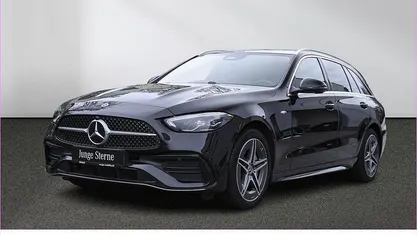 Gebraucht Mercedes C300e AMG line 313 PS (230 kW) 2025 Lack obsidianschwarz Kombi