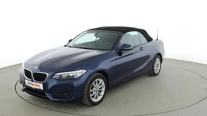 Gebraucht BMW 218 Basis 136 PS (100 kW) 2016 Blau Cabrio