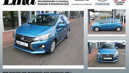 Occasion Mitsubishi Space Star Spirit 71 PK (52 kW) 2021 Blauw Hatchback