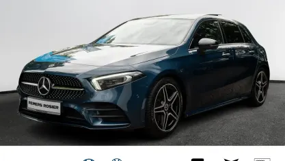 Occasion Mercedes A200 AMG line 163 ch (119 kW) 2020 Bleue Berline