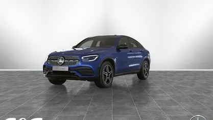 Usata Mercedes GLC300e AMG 211 CV (155 kW) 2020 Blu Coupé