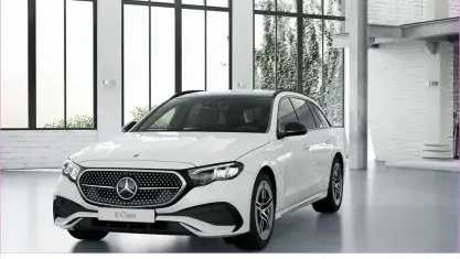 Gebraucht Mercedes E200 AMG 204 PS (150 kW) 2025 Unilack polarweiß Kombi