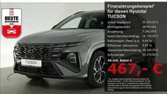 Grau Gebraucht 2024 Hyundai Tucson N Line SUV | 35.924 € (Fairer Preis)