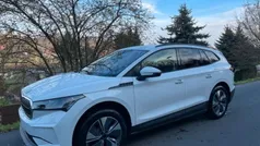 Weiß met. Gebraucht 2023 Skoda Enyaq iV Loft SUV | 34.990 € (Fairer Preis)