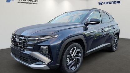 Ny Hyundai Tucson Prime 215 HK (158 kW) 2025 Blå SUV