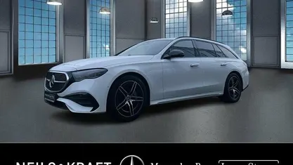 Polarweiß Gebraucht 2024 Mercedes E300 AMG Kombi | 52.880 € (Fairer Preis)