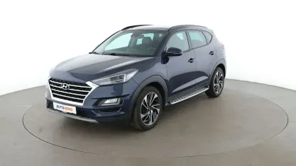 Gebraucht Hyundai Tucson Premium 177 PS (130 kW) 2019 Blau SUV