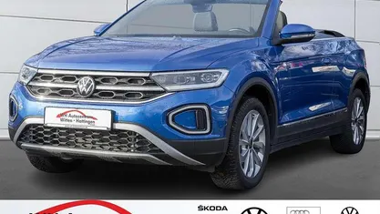Ravennablau metallic Gebraucht 2023 VW T-Roc Cabriolet Style Cabrio | 23.760 € (Guter Preis)