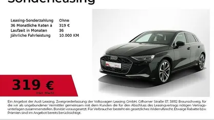 Mythosschwarz metallic Gebraucht 2024 Audi A3 Ambiente Limousine | 38.780 € (Fairer Preis)