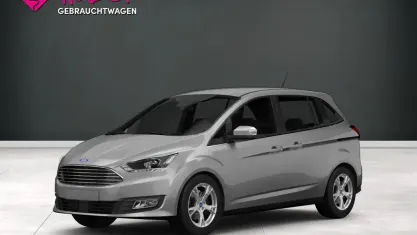 Used Ford Grand C-Max Titanium 150 HP (110 kW) 2018 Silver Minivan