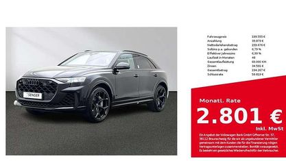 Nouă Audi RS Q8 Performance 640 CP (470 kW) 2026 Negru SUV