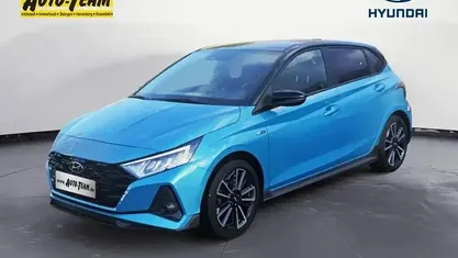 Gebraucht Hyundai i20 N Line 120 PS (88 kW) 2023 Aqua turquoise metallic/ dach Kleinwagen