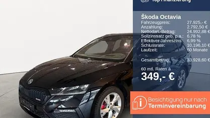 Usata Skoda Octavia RS 200 CV (147 kW) 2022 Nero Station wagon