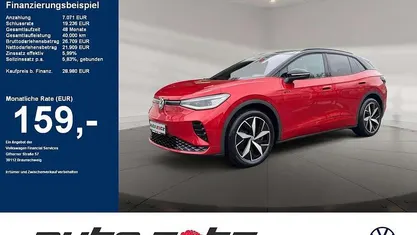 Brugt VW ID.4 GTX 219 kW (299 HK) 2022 Rød SUV