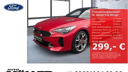 Gebraucht Kia Stinger GT 366 PS (269 kW) 2020 Rot Kleinwagen