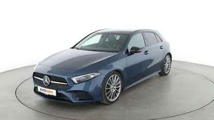 Blau Gebraucht 2019 Mercedes A220 AMG line Limousine | 24.990 € (Fairer Preis)
